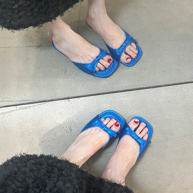 Summer Women Casual Open Toe Slippers Fashion Comfort Wedges Heel Beach Vacation Slides Shoes