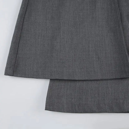 Sophisticated Pants Textured Pleated Low-Waist Pants Figure-Flattering Tailored Woven Pants Curve Enhancing Long Trousers