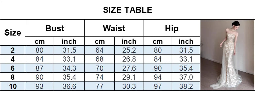 Elegant Strapless Mermaid Wedding Party Dresses Shiny Sequins Court Training Lace Decal Prom Gown Customized Vestido De Novia