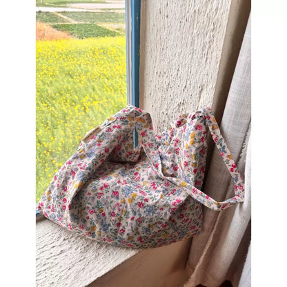 Niche Floral Single Shoulder Crossbody Women's Bag