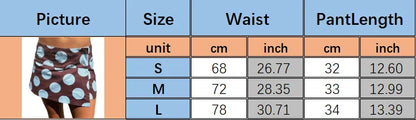 Women Y2K Polka Dot Skirt Mid Rise Reversible Wrap Skirts Summer Going Out Skirt Boho Bikini Cover Up Beachwear