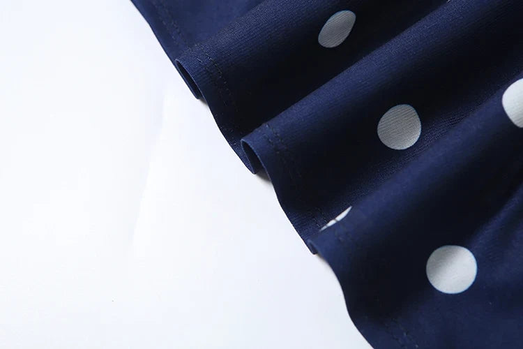 Sexy Polka Dot Print 2-Piece Set Women Halter Bandage Halter Backless Sleeveless Mini Tops+Straight Skirt Matching Suit