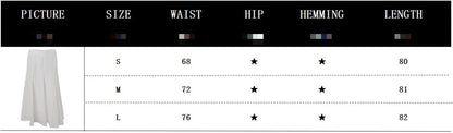Summer New Hot Selling Fashionable Temperament Elegant Slim Fit Versatile Loose Solid Color Skirt