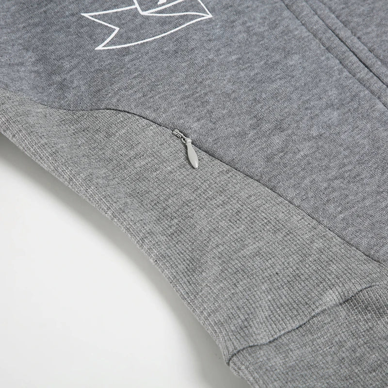 Preppy Style Fur Trim Hooded Sweatshirt Coats Winter Casual Warm Thick Zipper Long Sleeve Hoodies Women Streetwear