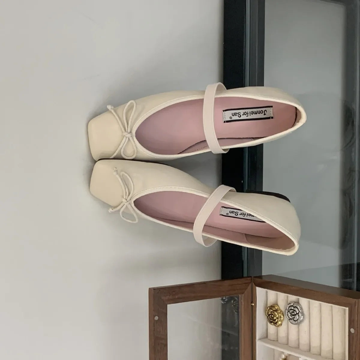 Summer Shoes Ladies Low Heels Round Toe Soft Shallow Mouth Casual Female Sneakers Bow-Knot 2025 Comfortable Butterfly New Flower
