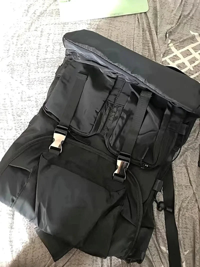 Black Backpack Female High-capacity Computer Travel Backpack Male College Student Schoolbag School Bags For Teenage Girls