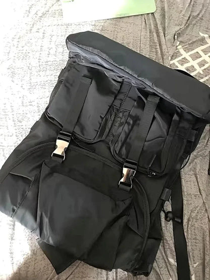 Black Backpack Female High-capacity Computer Travel Backpack Male College Student Schoolbag School Bags For Teenage Girls
