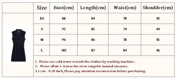 Turn Down Collar Sleeveless Denim Dress Single Breasted Short Dress For Women 2025 New Tight Navy Blue Summer Dresses Vestidos