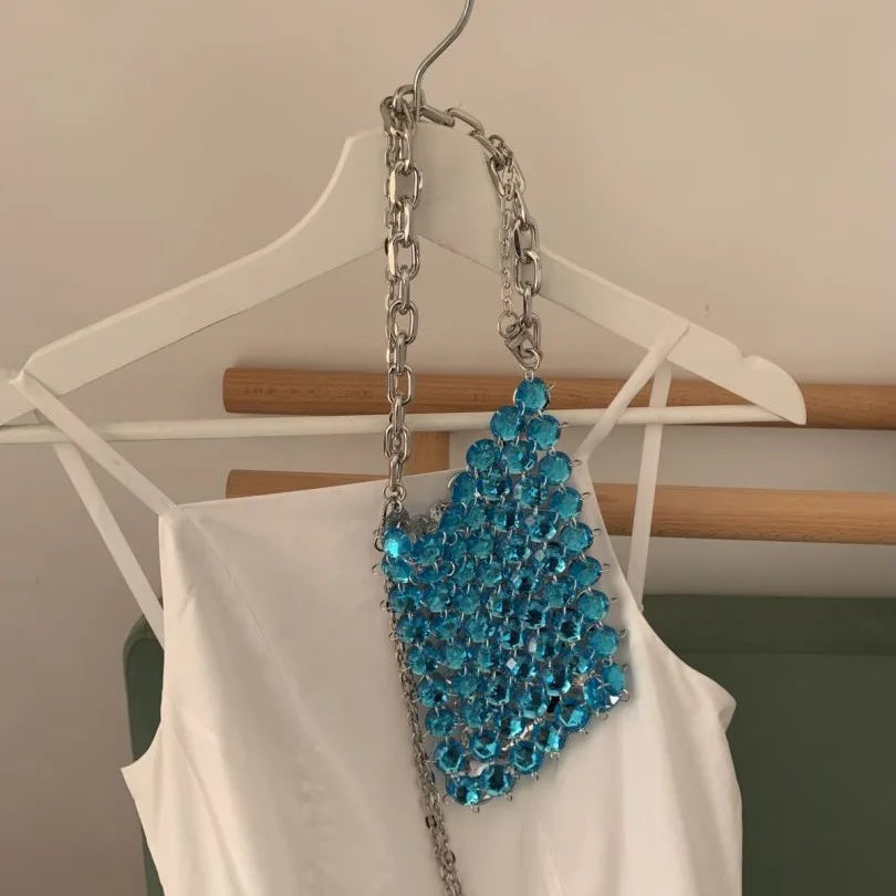 Beaded Bag Hand-held Summer Shoulder Pearl Put Phone Lipstick Crossbody Hollow Woven Bag Purses and Handbags Luxury Designer