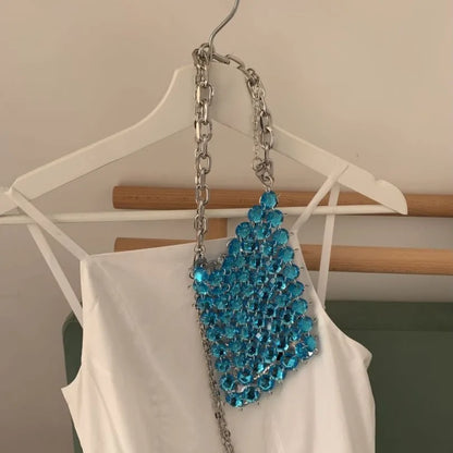 Beaded Bag Hand-held Summer Shoulder Pearl Put Phone Lipstick Crossbody Hollow Woven Bag Purses and Handbags Luxury Designer