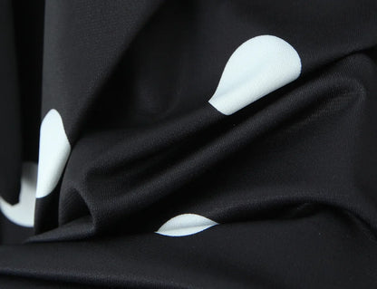 Halter Neck Camisole Polka Dot Skirt Set Women's Summer Sexy Fashionable Personality Neckband Backless Beach Vacation Black Set