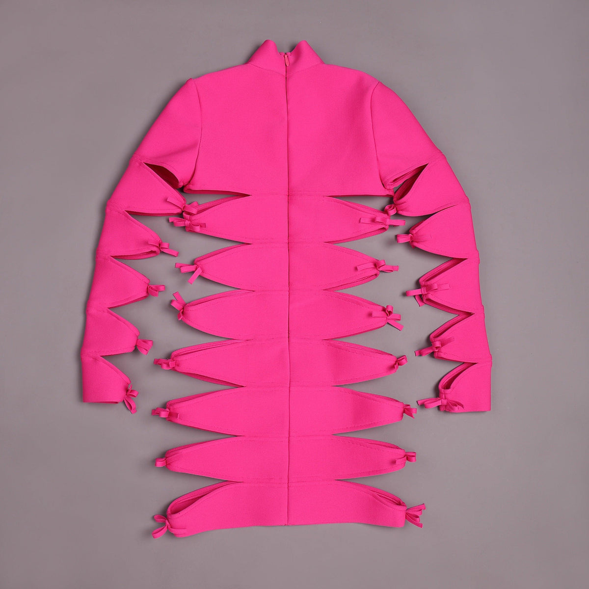 Strapless Bandage Cutout Mini Dress