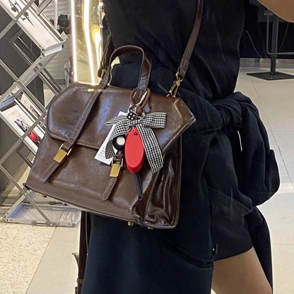 New Advanced England Style Student Backpacks Vintage Large Capacity Commuter Purses Women Totes New Moda Preppy Style Bags