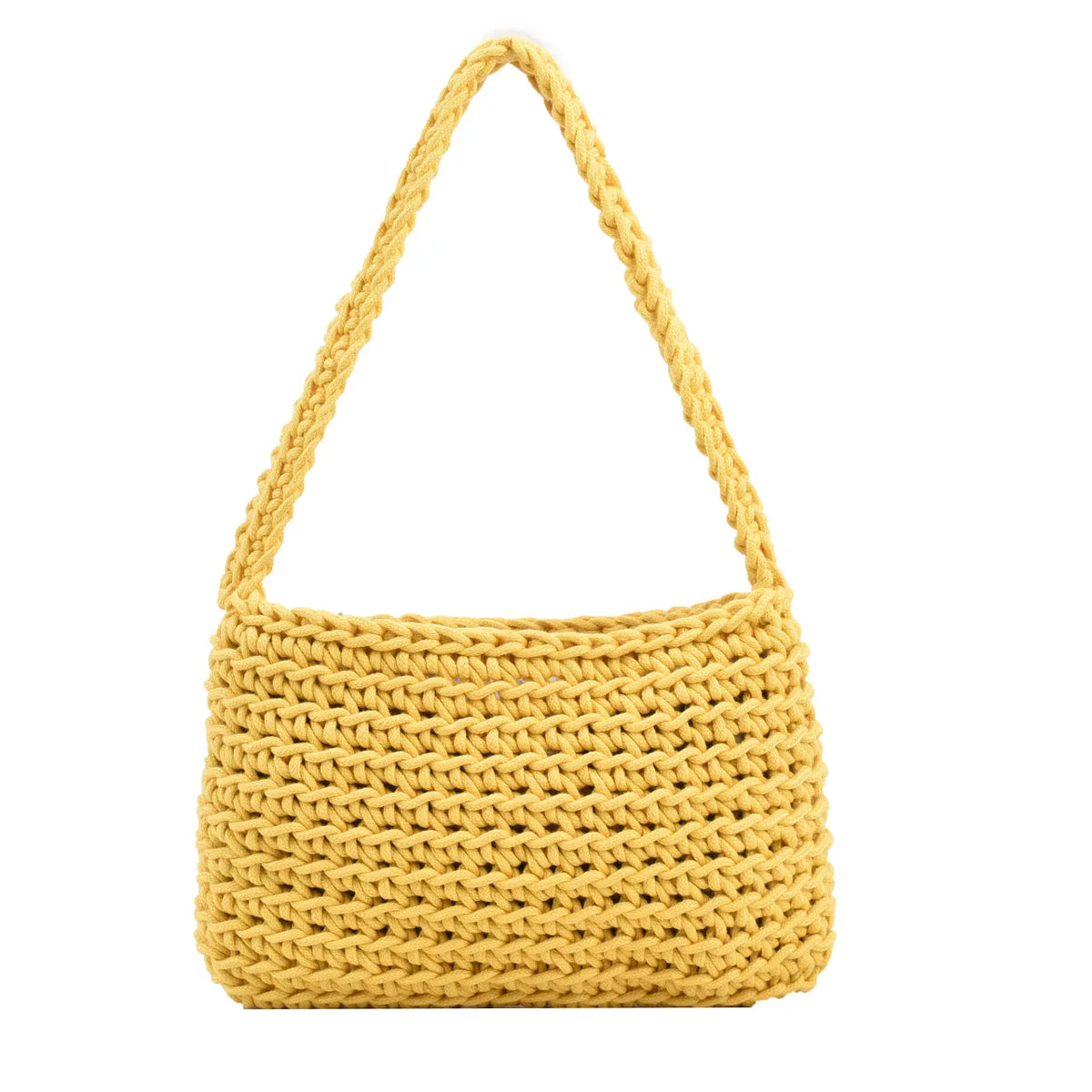 Fashion Versatile Shoulder Bag for Women Handmade Woven Women's Bag with Large Capacity Underarm Bag for Women