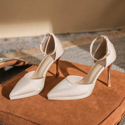 Velvet Shoes Med Square Toe Block Heels High Heeled Sandals Woman Mary Jane Espadrilles Platform Suede Medium Wedding Chunk