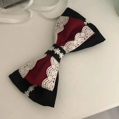 New Lolita Japanese Maid Suit Suspender Lace Bow Upper and Lower Suit Two-dimensional Sweet Cute Cos Comic Show Cake Skirt