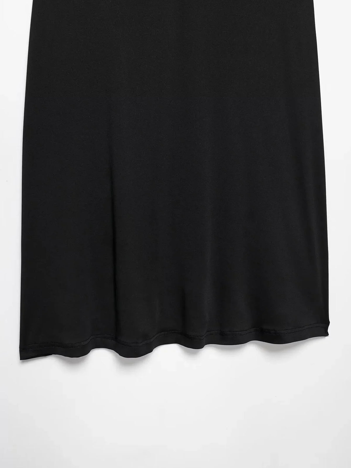 Lace Splicing Mid-Length Skirt Women High-Waisted Fluid Stylish Casual Commuter Skirt Spring Summer New Street Skirt