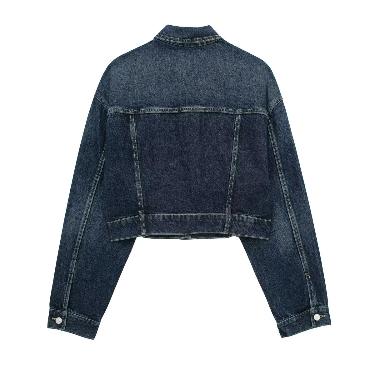 Women's New Plus Size Heart-shaped Pocket Denim Jacket Jacket for Women