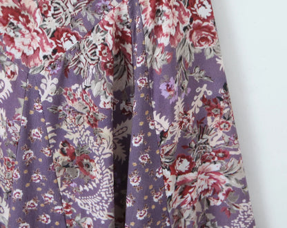 Vintage Floral Print Sling Vacation Dress Women New 2026 A-line Midi Big Swing Casual Summer Dresses
