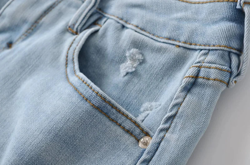 Women's Low Rise Roll Hem Hotpant Denim Shorts Denim Micro Shorts
