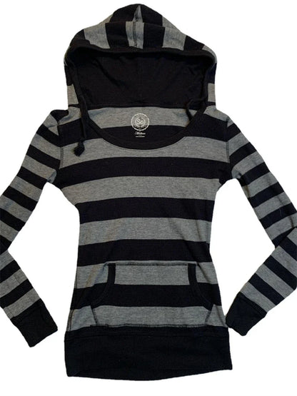 Autumn Y2k Fairy Grunge Pullover Hoodie Striped Print Hoodies Female Sweatshirts Women Hooded Fairycore Aesthetic Harajuku Tops