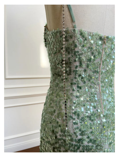 Hips and sequins birthday party dress new slim-fitting suspender dress sexy cocktail dance dress  evening dresses