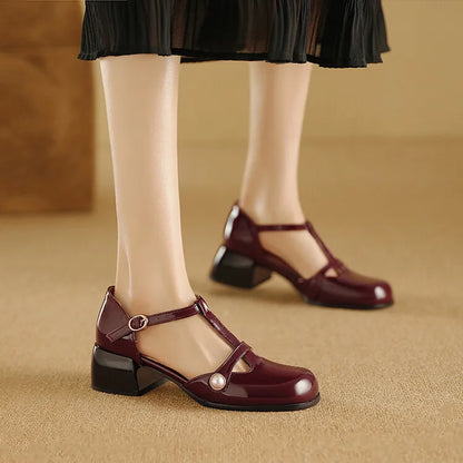Female Sandal Comfort Shoes for Women Med Large Size 2024 Summer Block Heels Girls Medium Big Low Beige Chunky New Fashion Scand