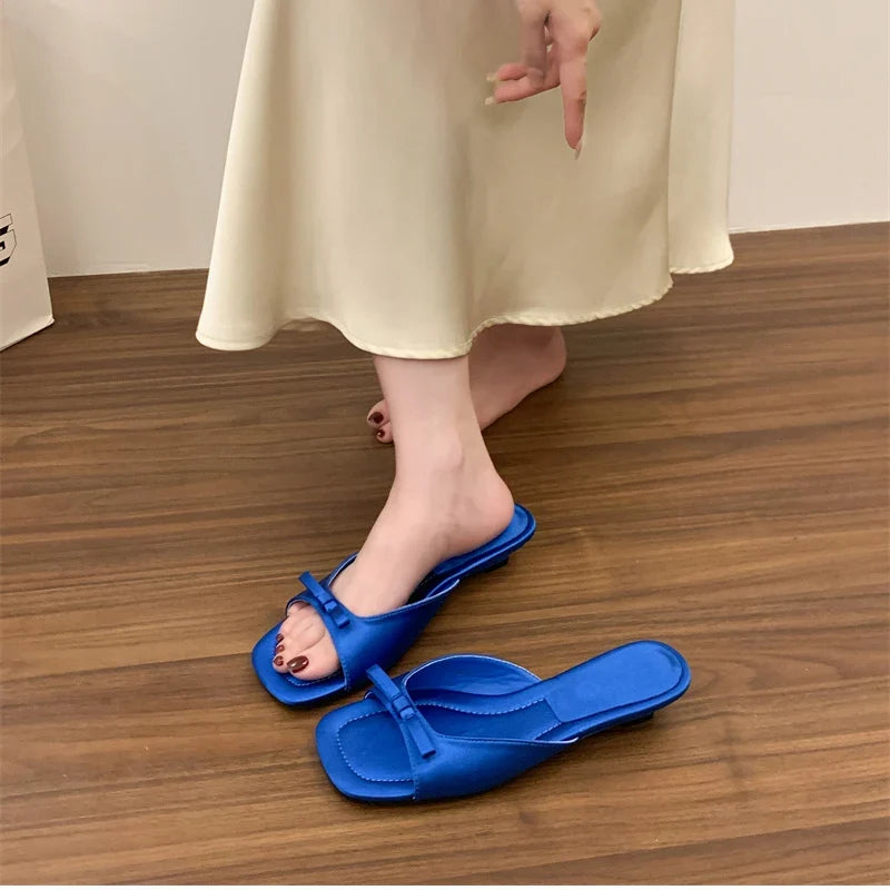 Summer Women Casual Open Toe Slippers Fashion Comfort Wedges Heel Beach Vacation Slides Shoes
