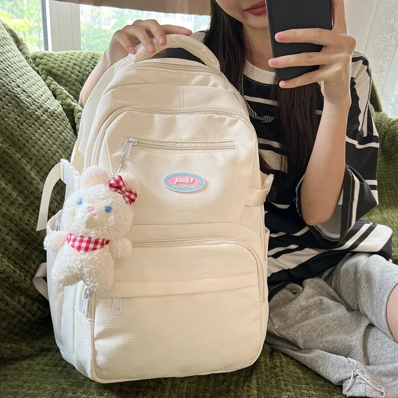 New Multi-pocket Women Backpack High Quality Youth Waterproof Backpacks for Teenage Girls Boys Laptop School Bag Bagpack