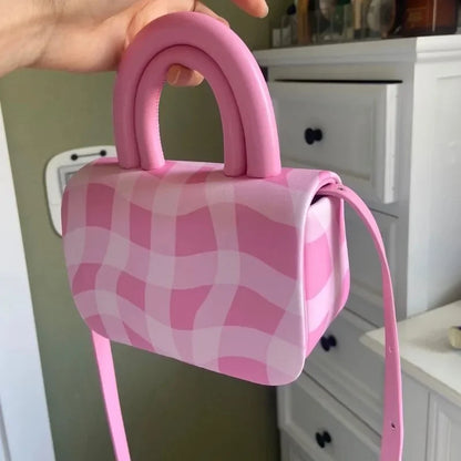2024 New Women Fashion Fairy Plaid Shoulder Bag All Match Elegant Office Lady Handbag Casual Y2k Aesthetic Trendy Crossbody Bags