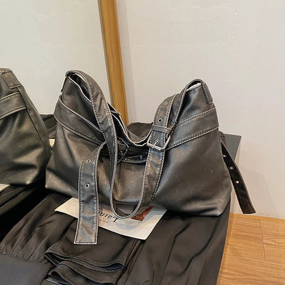 High Quality Soft Leather Messenger Bag For Women Retro Handbag Large Capacity Travel Bag Portable Shoulder Crossbody Bag Brand