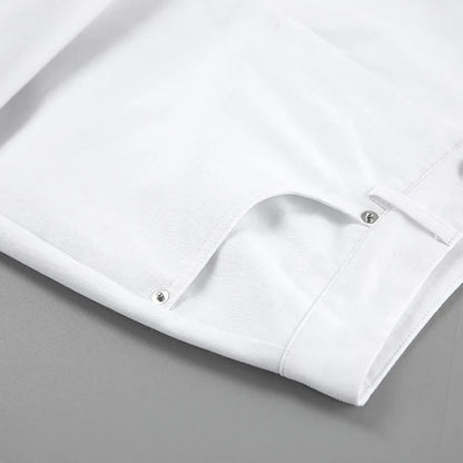High Street White Straight Versatile Casual Pants Autumn Winter Fashion New Style Trousers