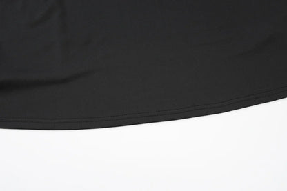 women's sexy hollow out swinging neck backless princess style slim fit bag hip slit hanging neck dress