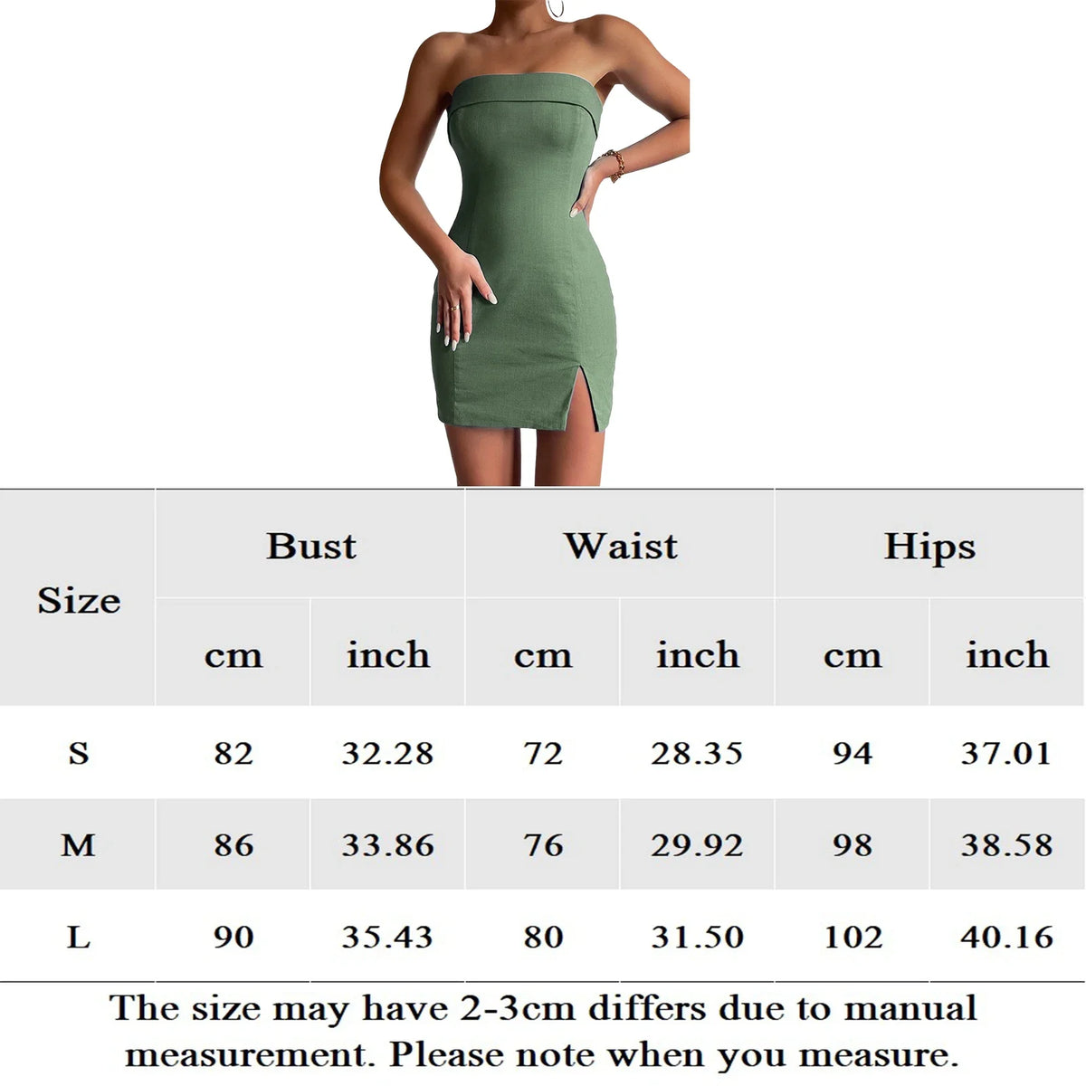 Women Sleeveless Mini Dress Skinny Strapless Slim Dress Side Split Sexy Sheath Dress Solid Color Evening Party Dress