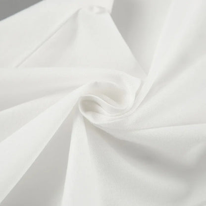 Spring Summer Fashion High Waist Wide Leg Pants Loose Pocket Cotton Linen Casual Pants Women's White Pants