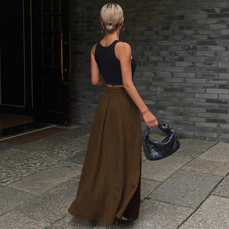 Autumn Women Solid Slim Fishtail Skirt Spring In Elegant Fashion High Waist Fold Skirts Lady Causal Street Short Dress Sexy