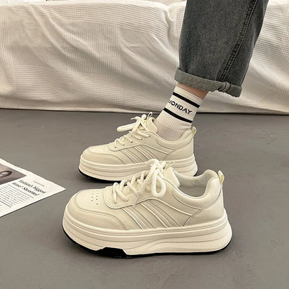 Women's Shoes Platform All-Match Casual Female Sneakers Wedge Basket Autumn Clogs New Small Sports Summer Fall Leisure