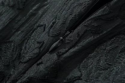 Vintage Jacquard Sling Sexy Dress For Women Thin Straps O Neck Low Waist A-line Mini Dresses Female Lace Up Back Summer Robe