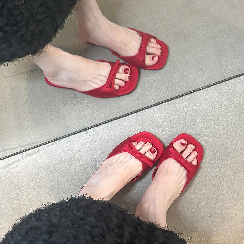 Summer Women Casual Open Toe Slippers Fashion Comfort Wedges Heel Beach Vacation Slides Shoes