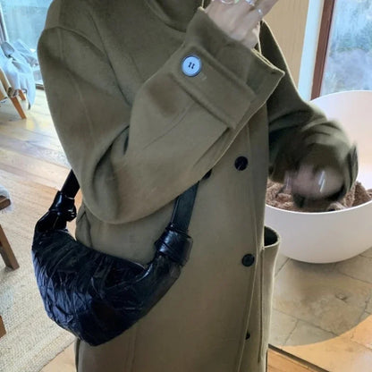 Women All Match Office Lady Crossbody Bag Vintage Y2k Aesthetic Casual Handbags Korean Chic Simple Streetwear Shoulder Hobo Bags