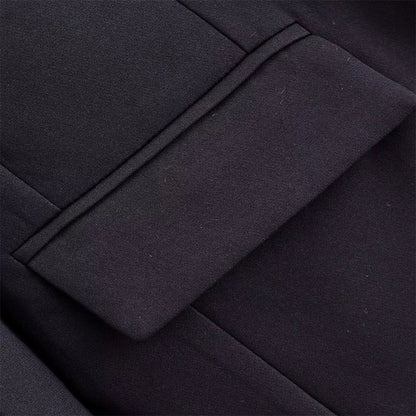 Fashion Scarf Blazers jacket Female Elegant Long Sleeve Patchwork Commute Pocket Outwear Women's Contrast Suit jacket 2026