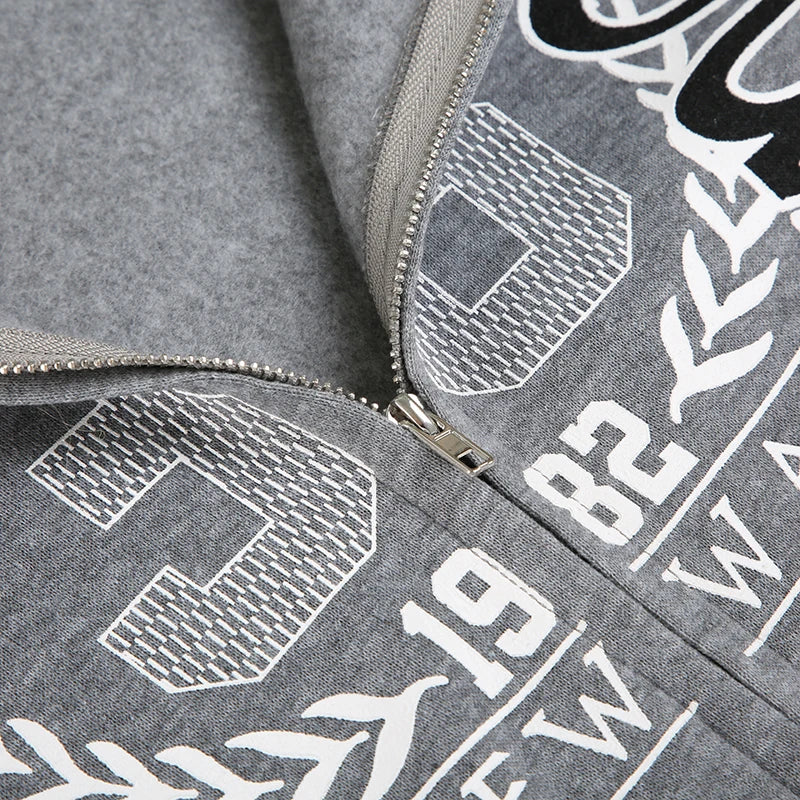 Preppy Style Fur Trim Hooded Sweatshirt Coats Winter Casual Warm Thick Zipper Long Sleeve Hoodies Women Streetwear