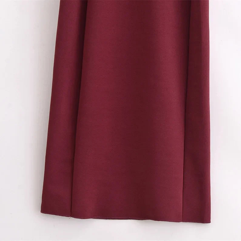 Women's retro summer new style sleeveless spaghetti strap elastic slim fit midi dress backless design fashionable and charming