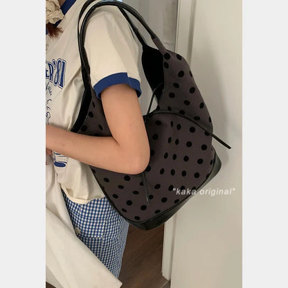 Korean Niche Design Tote Bags for Women Fashion Canvas Shoulder Versatile Underarm Bag