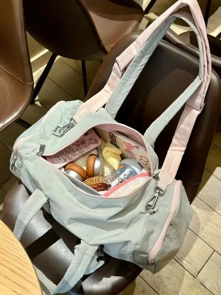 High-capacity Handbag Travel Storage Tote Bags Causal Korean Style Fashion Shoulder Crossbody Bag