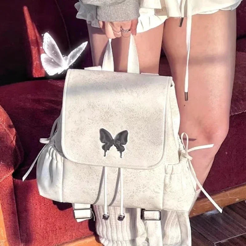 Fashion Chic All Match Women Backpack Sweet Backpack Casual Trendy Schoolbags Y2k Aesthetic Korean Simple Backpacks for Students