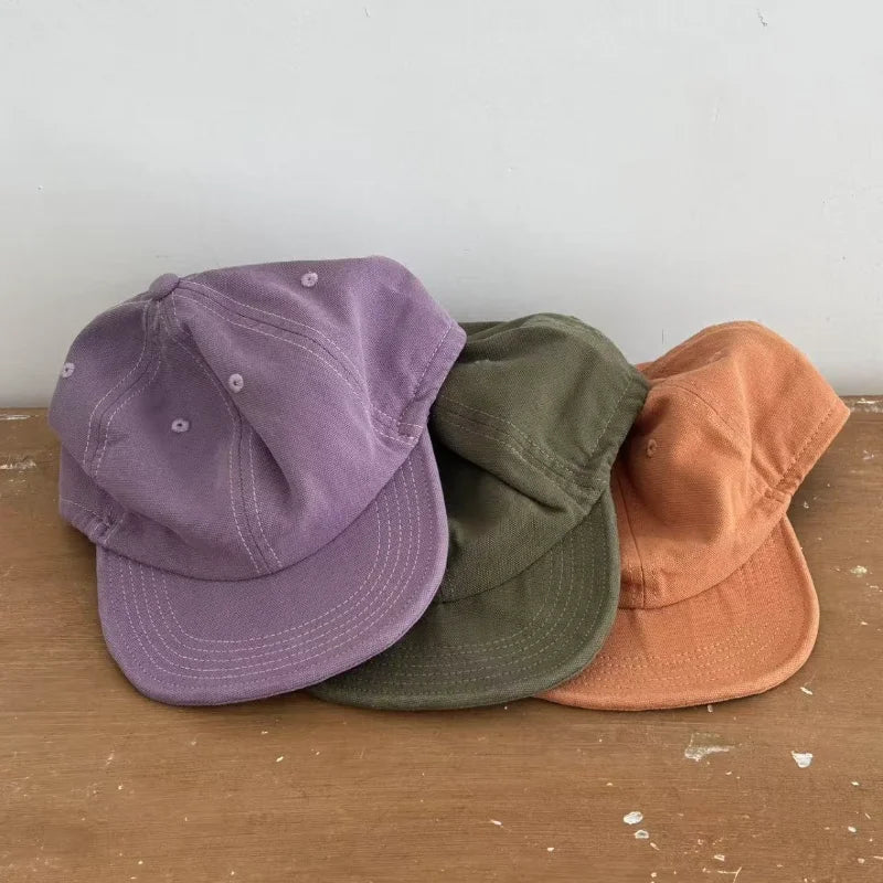 Japanese Retro Soft Brim Yuppie Men's Hat Summer Outdoor Leisure Sun Protection Street Trend Versatile Baseball Caps for Women