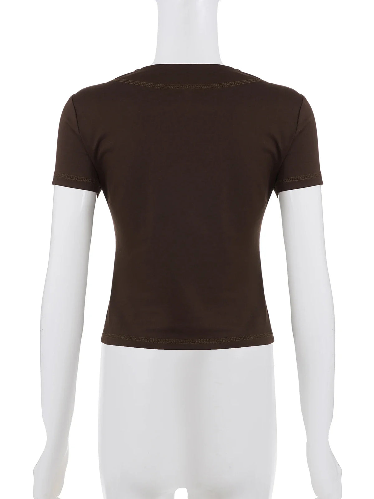 Casual Basic Pockets T Shirt Safari Style Slim Solid V-Neck Short Sleeve Tees Women Summer Fashion Streetwear Ladies