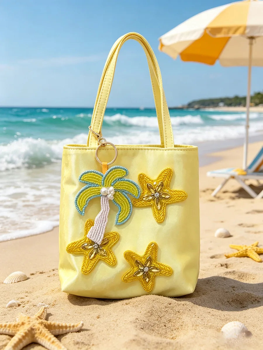 Patchwork Embroidery Luxury Exquisite Women's Handbags Korean Sweet Y2k Aesthetic Clutches Fashion Purses Casual Top-Handle
