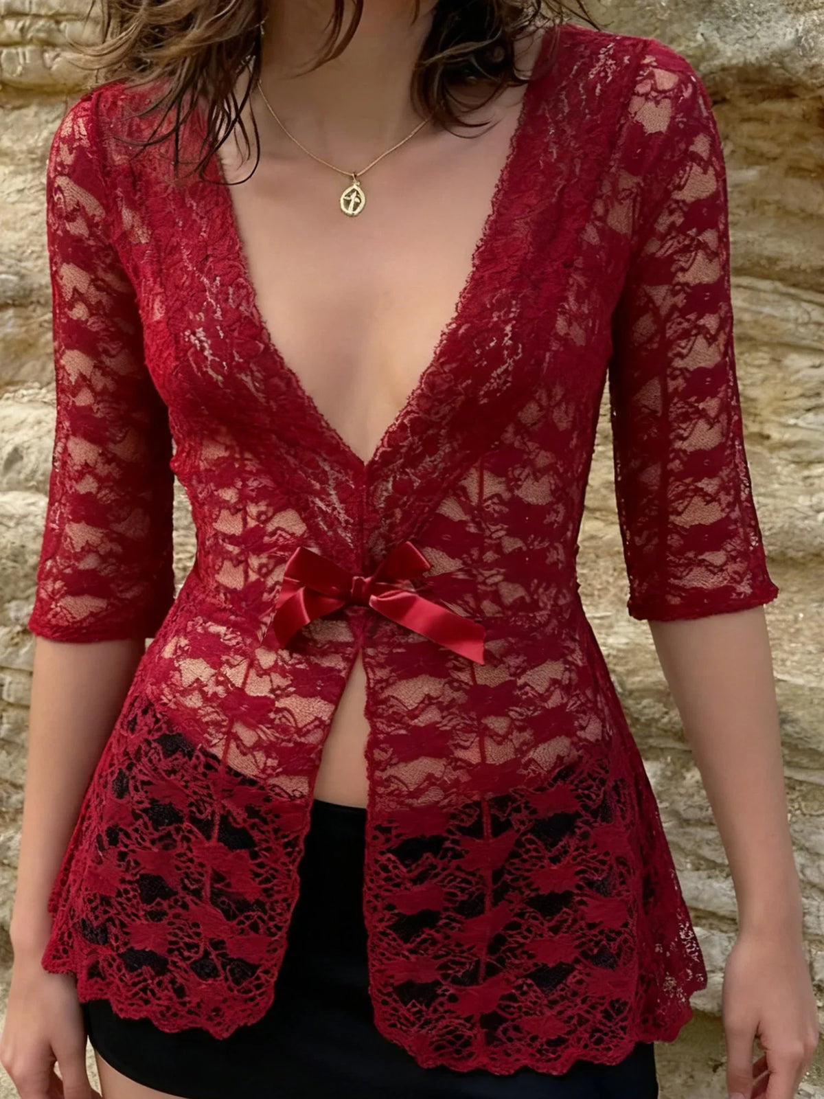 Women Lace Trimmed Satin Robe and Nightgown Set Sleeveless V-neck Chemise with Matching Shorts Sleepwear Set